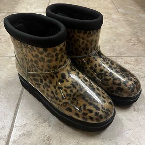 KOOLABURRA by UGG Leopard Rain Boots Size 11
